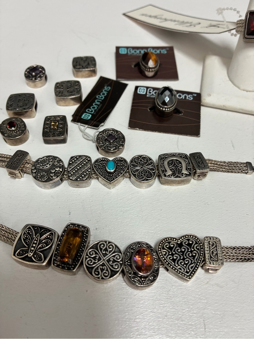 Lori Bonn Sterling Silver Charm Bracelet - You Pick the 5 Charms - Picture 5 of 7
